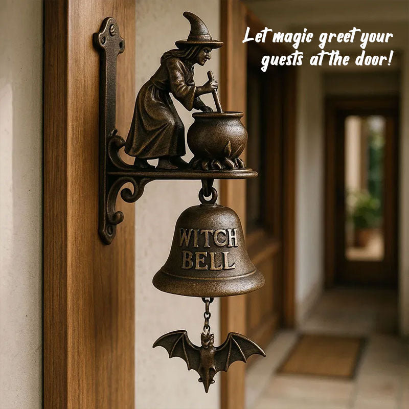 🧙♀️Let your guests be greeted by the magic at the door🔔Witch's bell
