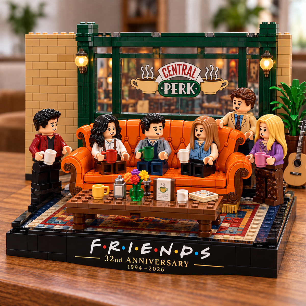 Friends Central Perk 32nd Anniversary Building Block Set