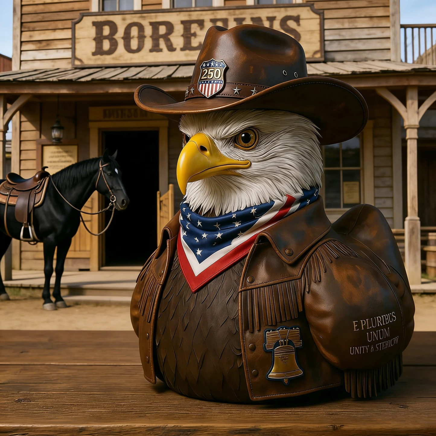 USA 250th Anniversary Liberty Eagle Commemorative Collectible Duck