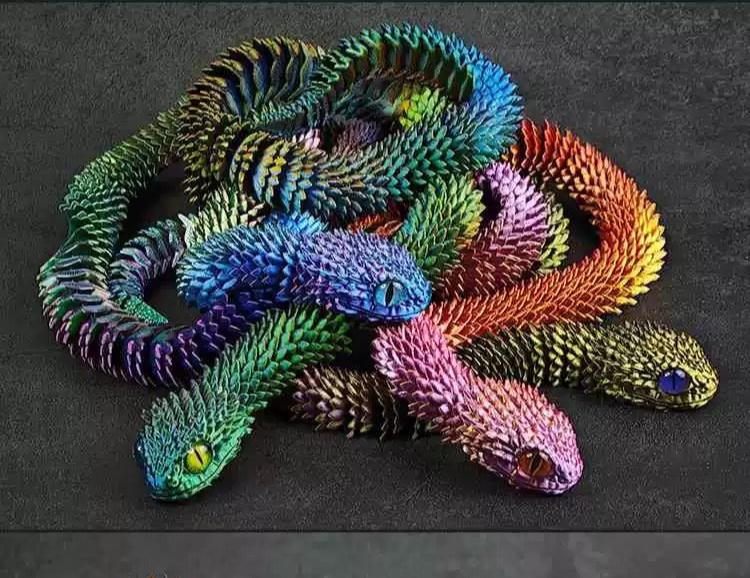 Adopt-A-Pet: 3D Printed Articulated Snake ð