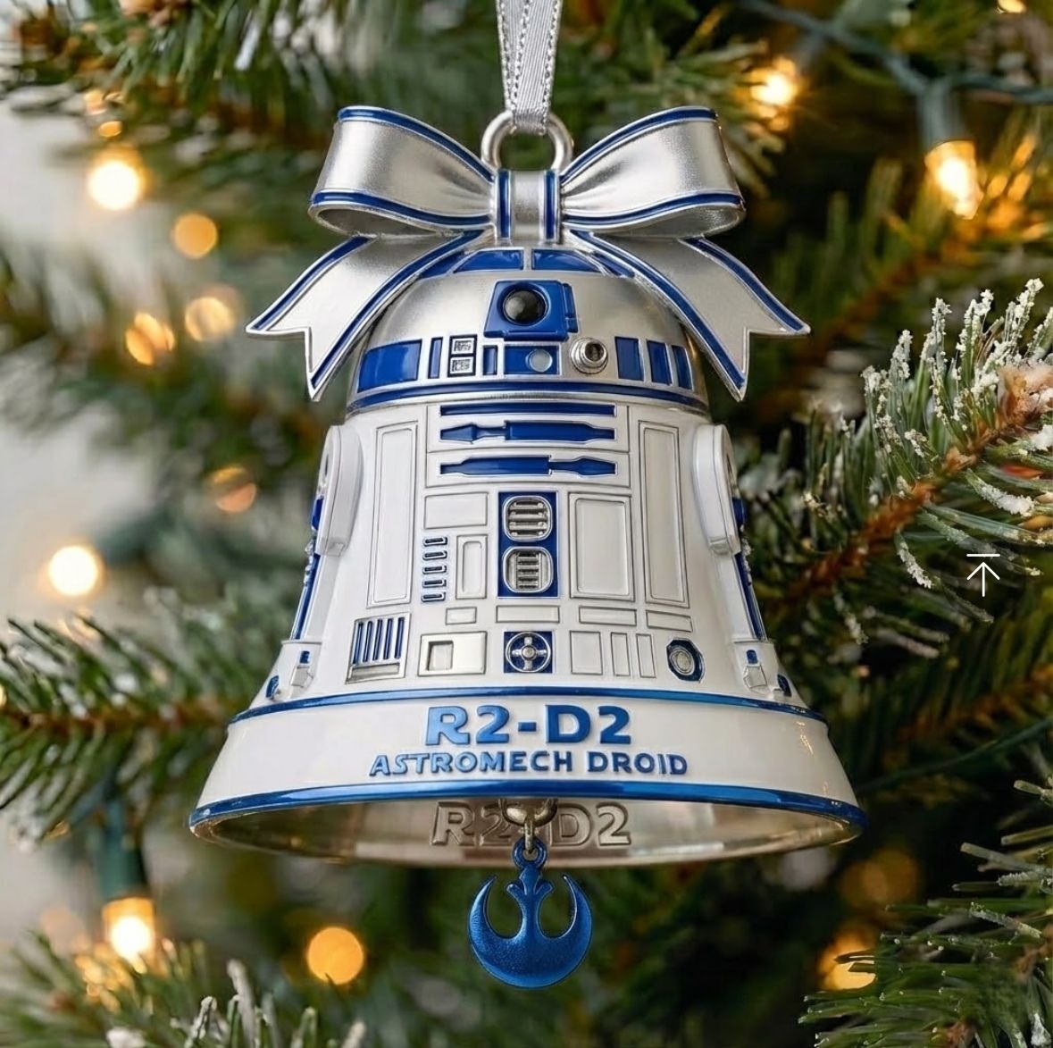 R2-D2 Astromech Droid Christmas Bell Ornament