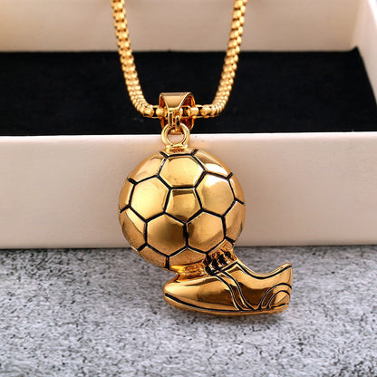 Golden Boot Glory Necklace ⚽🏆