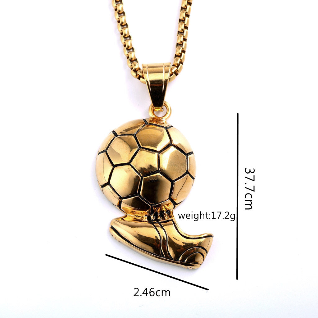 Golden Boot Glory Necklace ⚽🏆