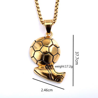 Golden Boot Glory Necklace ⚽🏆