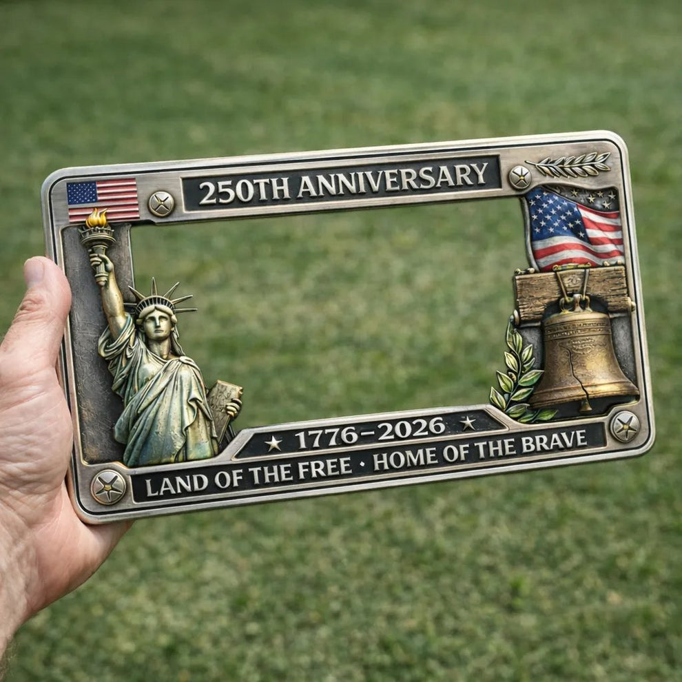 🔥LAST DAY 49% OFF-🦅250th Anniversary Commemorative License Plate Frame ...