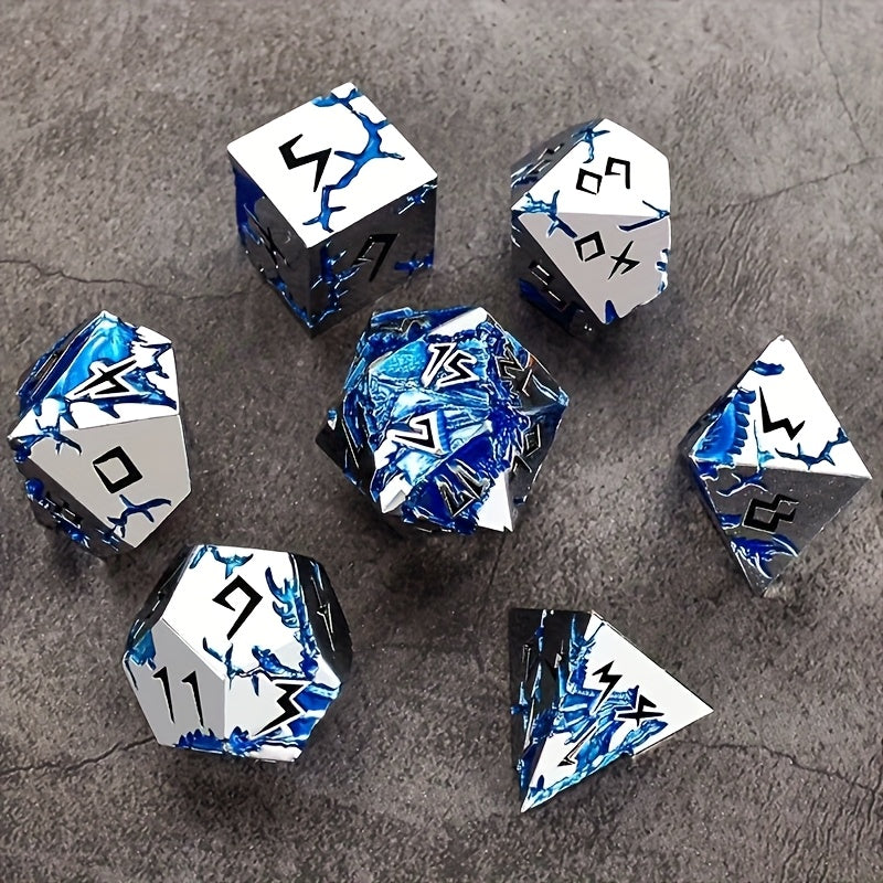 🐉BLUE DRAGON METAL DICE SERIES — Awaken the Power of the Ancient Dragon