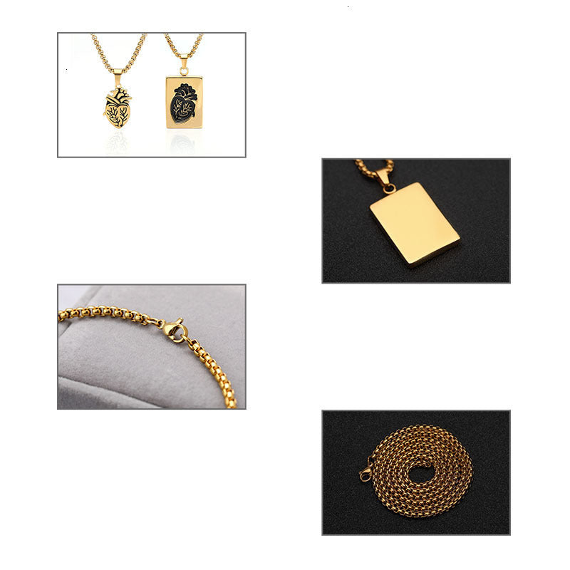 ❤️2026 Anatomical Heart Connection Necklace Set