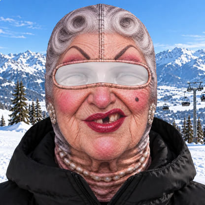 Custom Funny Ski Mask - Personalized Birthday Gifts For Ski Lovers - Born For The Slopes