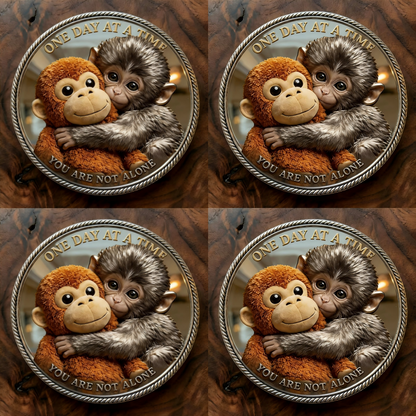 🏆Last Day 60% OFF-🪙 Emotional Support Monkey Coin🐒 for Animal Lovers, Family, Friends, Loved Ones