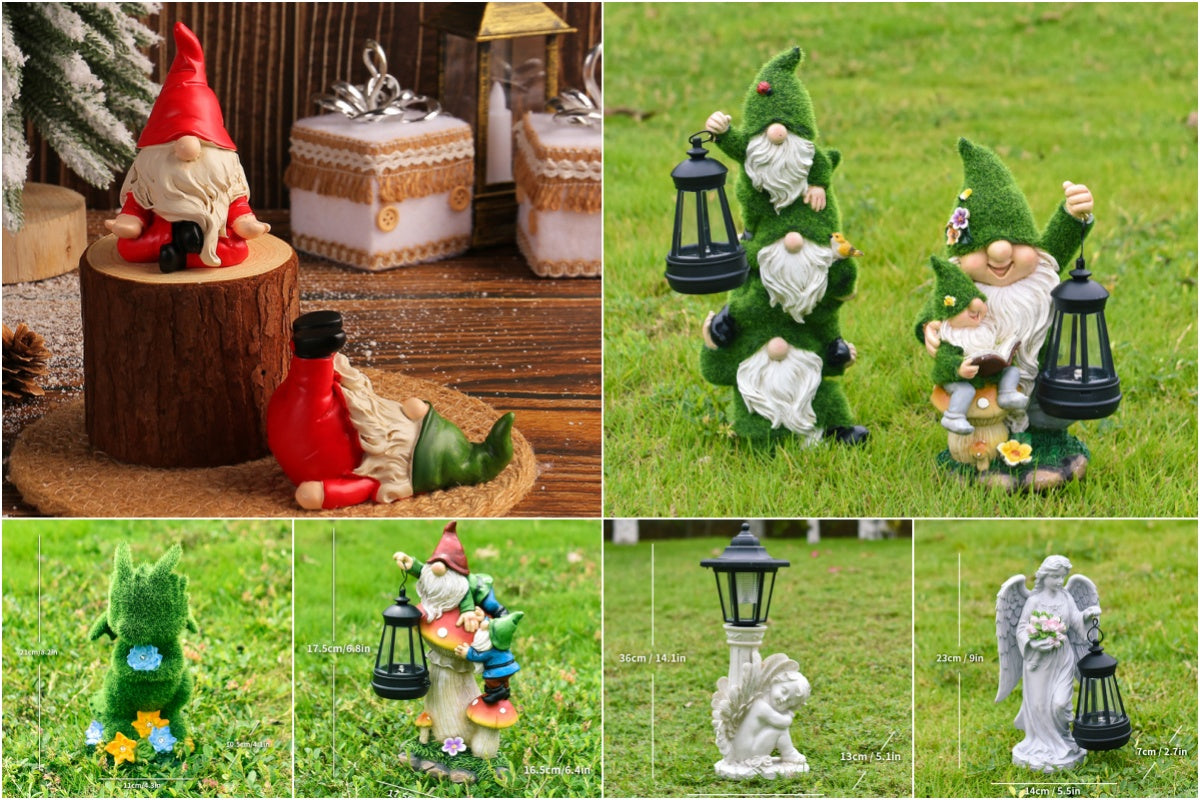 🔥50% OFF🔥Mossy Gnome Lantern Duo/Trio