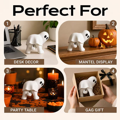 👻 The Sassy Ghost Has Arrived: Spooky, Funny, and Not Afraid to Flip the Bird!
