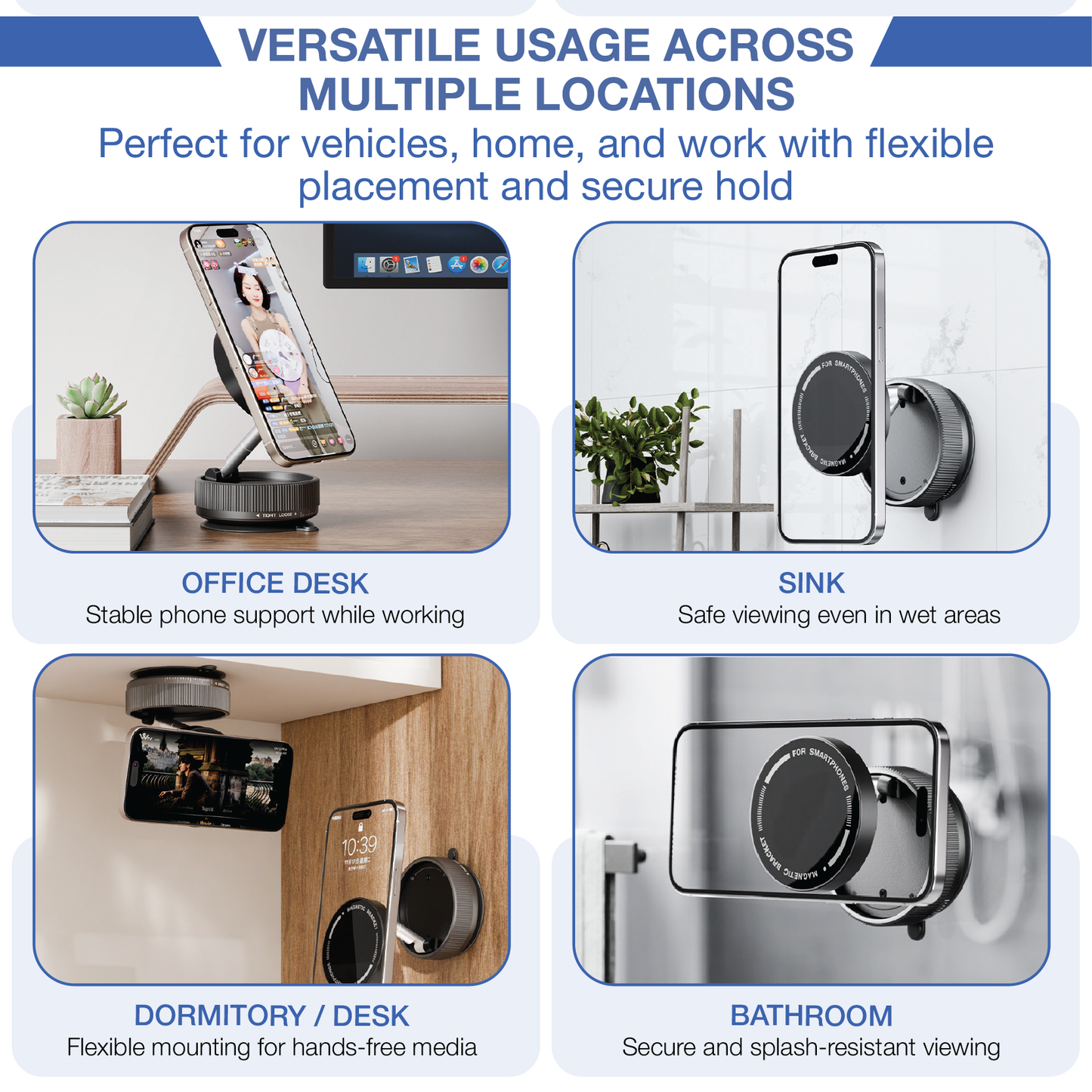 GripMaster Pro 360 – Smart Magnetic Phone Mount 2025