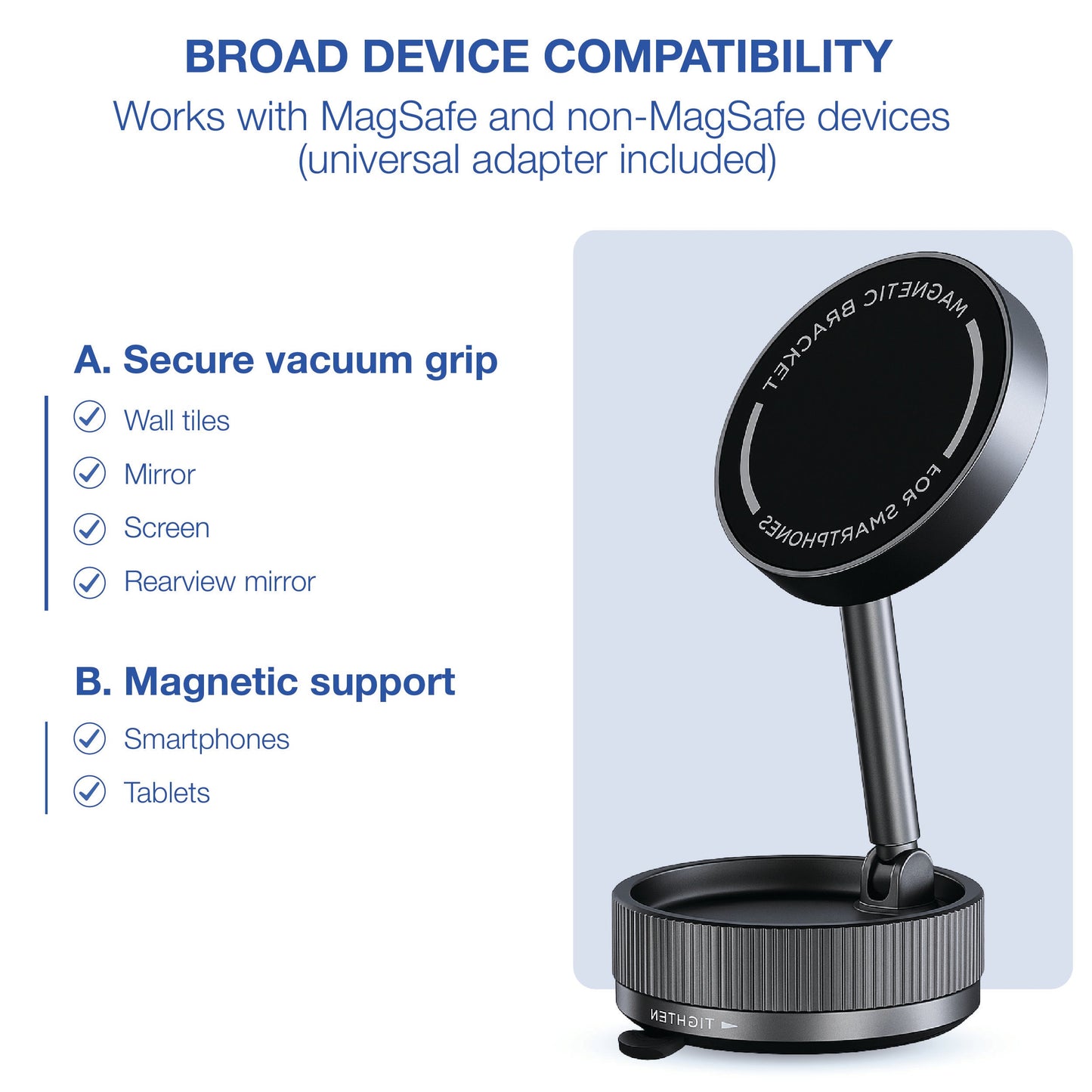 GripMaster Pro 360 – Smart Magnetic Phone Mount 2025