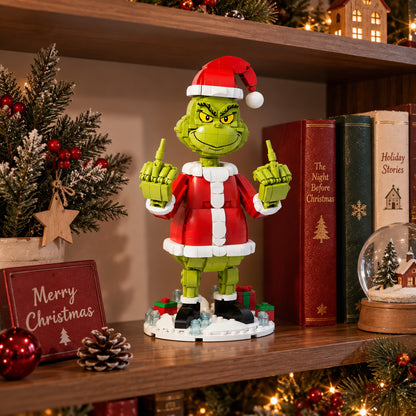 Christmas Menace Double Middle Finger Building Block Set