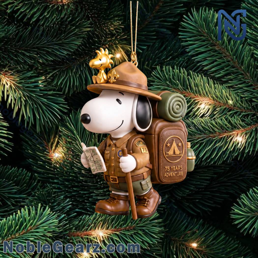 Cute SNP Hiking Scout Outdoor Adventure Chrismast Ornament