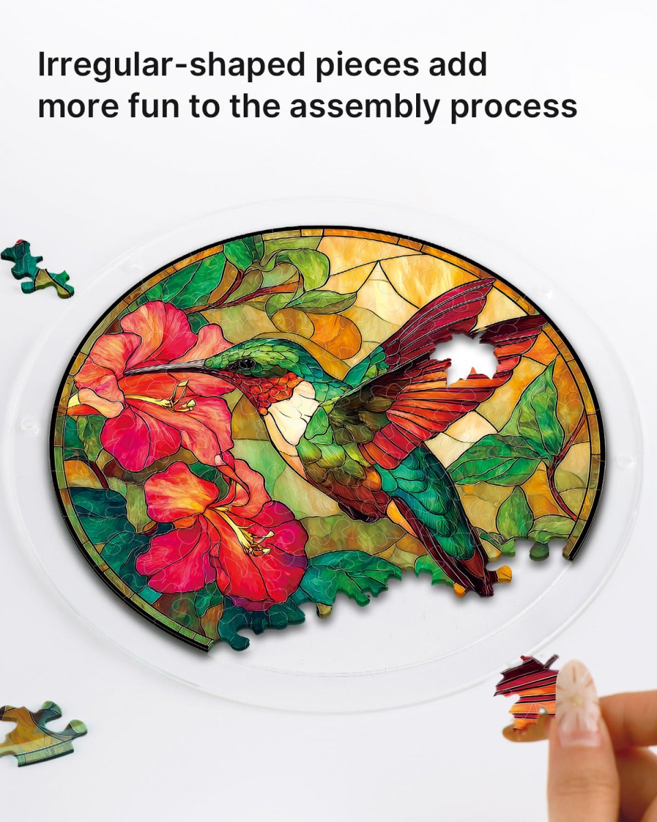 Acrylic Jigsaw Puzzle Suncatcher - Moonlit Riverscape