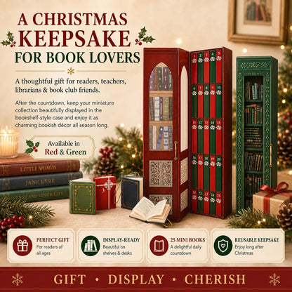 📚 25-Day Mini Book Advent Calendar – A Book Lover's Christmas Countdown